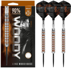 Harrows Dart szett steel Harrows Luke Woodhouse Series 2 25g, 90% wolfram gravírozott