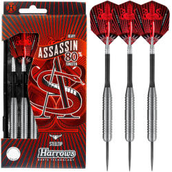 Harrows Dart szett Harrows steel 40g Assassin 80% Gravírozott