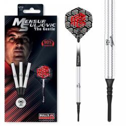 BULL'S Darts Dart szett BULL'S Mensur Suljovic Soft 18g 90% gravírozott
