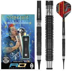 Red Dragon DART SZETT RED DRAGON PETER WRIGHT SNAKEBITE DOUBLE WORLD CHAMPION SPECIAL EDITION, SOFT 20g Gravírozott