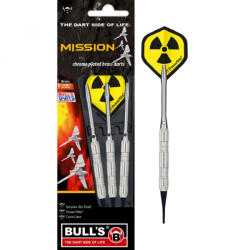 BULL'S Darts Dart szett Bull's MISSION soft 16g gravírozva