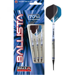 BULL'S Darts dart szett Bull's Ballista B1 soft 18gr 70% gravírozva