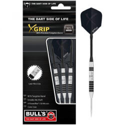 BULL'S Darts dart szett Bull's steel X-Grip X6 26gr 90% gravírozással