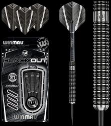 Winmau DART SZETT WINMAU STEEL BLACKOUT 21G 90% gravírozással