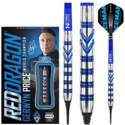Red Dragon DART SZETT RED DRAGON SOFT GERWYN PRICE BLUE ORIGINALS 20g gravírozással