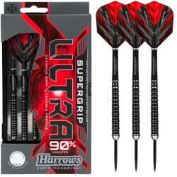 Harrows Dart szett Harrows steel 24g, Supergrip Ultra 90% wolfram gravírozott
