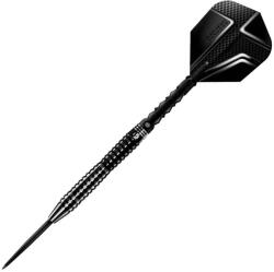 Harrows Dart szett steel Harrows Black Knight 24g, 90% Gravírozott