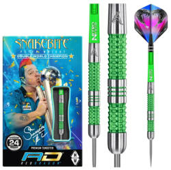 Red Dragon Dart szett Red Dragon steel Peter Wright Snakebite Mamba 24g, 90% Gravírozott - jateksport - 51 800 Ft