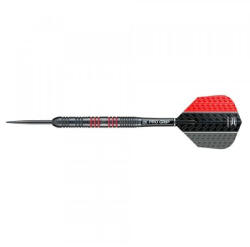 Target Darts szett TARGET steel, 25g, Vapor8 black, piros, 80% gravírozással