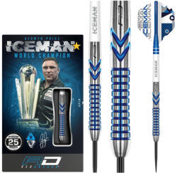 Red Dragon Dart szett Red Dragon steel Gerwyn Price Iceman Contour, 25g, 90% Gravírozott