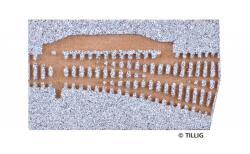 Tillig 86311 Váltóágyazat, jobbos, EW1 váltóhoz (4012501863110)