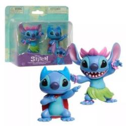  Stitch 2 db-os figura készlet - Hula és Superhero - lira