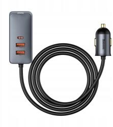 Baseus autós töltő 2x Usb-c 2x Usb Share Together 2in1 hosszabbító kábel (CCBX-120C2)