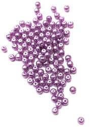 Viaszgyöngy 4mm lila ( tekla )