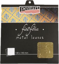 PENTART Füstfólia 14x14cm 5lap/csomag arany1