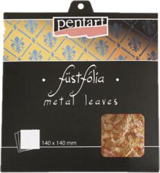PENTART Füstfólia 14x14cm 5lap/csomag V02 rozsdafoltos kevert