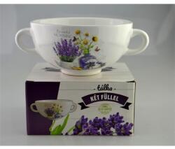  Kerámia tálka két füllel, 19x14, 5x7 Beautiful morning