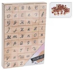 Nyomda készlet ABC fa 54 db-os