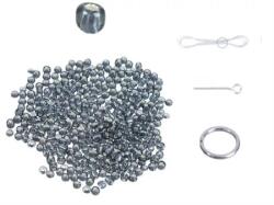  Kásagyöngy szett, 3mm 20gr +-5% fekete áttetsző