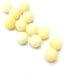  Gyöngy alkatrész- gyöngy matt 8mm vaj min. 10db/csomag