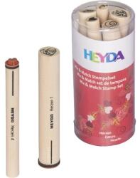 HEYDA Nyomda készlet HEYDA 5db-os Szív nyomda, átmérője 0, 7-1, 2 cm (204888441)