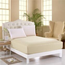Pucioasa Husa pat tricot cu elastic saltea 140x200cm, crem