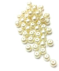  Viaszgyöngy 4mm bézs ( tekla )