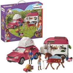 Schleich Schleich: Kaland autóval és lószállító utánfutóval 42535 (189960)