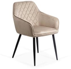 Chairs ON Scaun dining din catifea BUC 258 bej