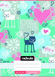 Nebulo Füzet, A5, kockás, 27-32, Cuki minták, 16 db/csomag Nebulo (55818) - cartridge