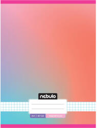 Nebulo Füzet, A4, vonalas, 81-32, Monochrome és Gradient minták I. , 12 db/csomag Nebulo (55844) - cartridge