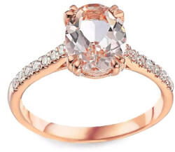 Heratis Forever Briliáns gyűrű morganittal 1, 38 ct Rosalie IZBR1141MR