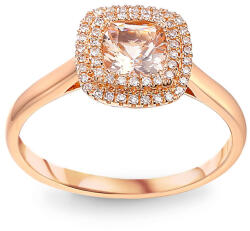 Heratis Forever Romantikus gyűrű ragyogó morganittal 0, 49 ct IZBR1454