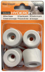 HYDERON Ajtóütköző Gumi 30*20 mm Csavarral Fehér 4db/Cs