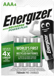 Energizer Power Plus Ni-Mh akku ceruza AAA B4 HR03 700mAh (BCHTEHR03-700-B4)