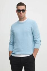 Tommy Hilfiger pamut pulóver könnyű, MW0MW36347 - kék XXL
