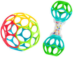 Baby Einstein; Oball Baby Einstein Oball Grasp the Day Ajándék Szett Csörgő és Rágóka Játék Újszülött Kortól