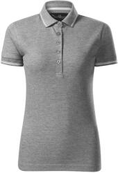MALFINI Tricou damă pique polo Perfection plain - Gri închis prespălat | S (2531213)
