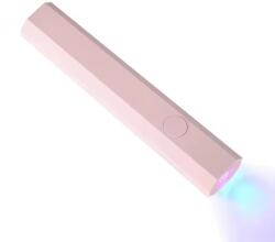 SELA Lampa led tip lanterna hexagonala pink, Sela