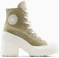 Converse sportcipő Chuck 70 De Luxe Heel bézs, A12813C - zöld Női 38