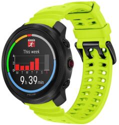 SILICONE Cserélhető szíj a Polar Vantage M3-hoz világoszöld