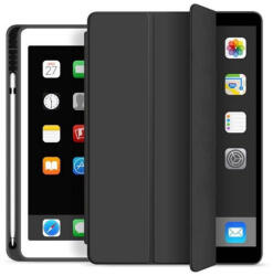 Tok Apple iPad 10.2 (2019/2020/2021) tablet tok (Smart Case) on/off funkcióval, Apple Pencil tartóval - Tech-Protect - fekete (ECO csomagolás)