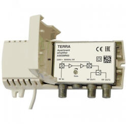 Terra Amplificator semnal TV CATV, 2 iesiri, 20db Terra AS039R65