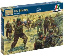 Italeri 1/72 Infanterie SUA WWII. machetă figurine soldați americani (6120S)