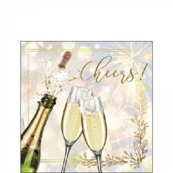 Ambiente Popping bottle papírszalvéta 25x25cm, 20db-os