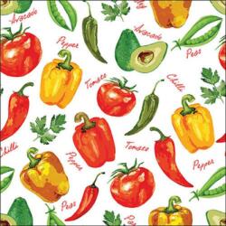 Ambiente Vegetables and herbs papírszalvéta 33x33cm, 20db-os
