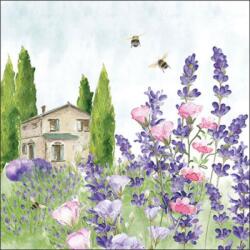 Ambiente Lavender meadow papírszalvéta 33x33cm, 20db-os