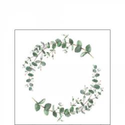 Ambiente Eucalyptus Branch White papírszalvéta 25x25cm, 20db-os