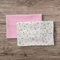 Vaganza Muszlin pelenka 2db 65x65cm - Rózsaszín/Mezei Élet (5999120536993)