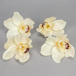 Orchidea fej 4db/csomag ekrü - papelito